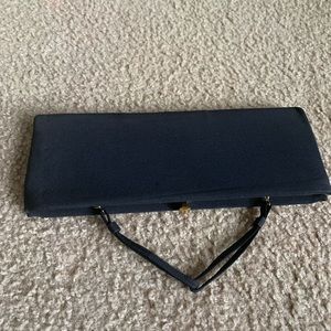 Vintage HL USA Black Clutch Purse